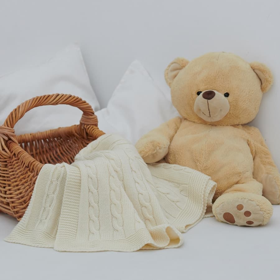 SnuggleCloud Plush Baby Blanket